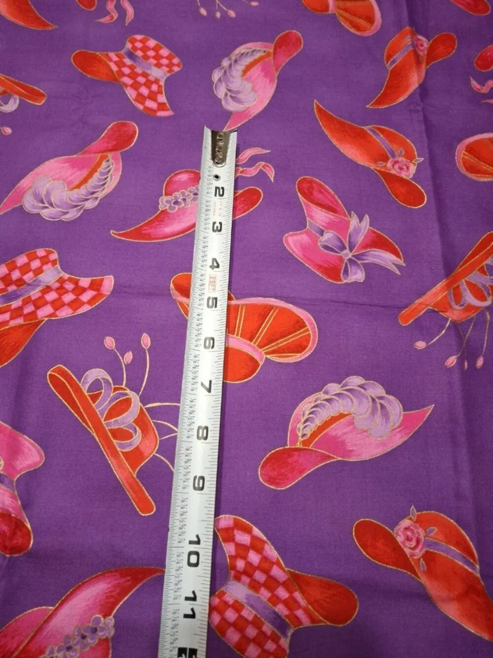 Marcus Brothers Dianna Marcum Red Hat Society Flowers Bows - Purple- 3 yard x 44
